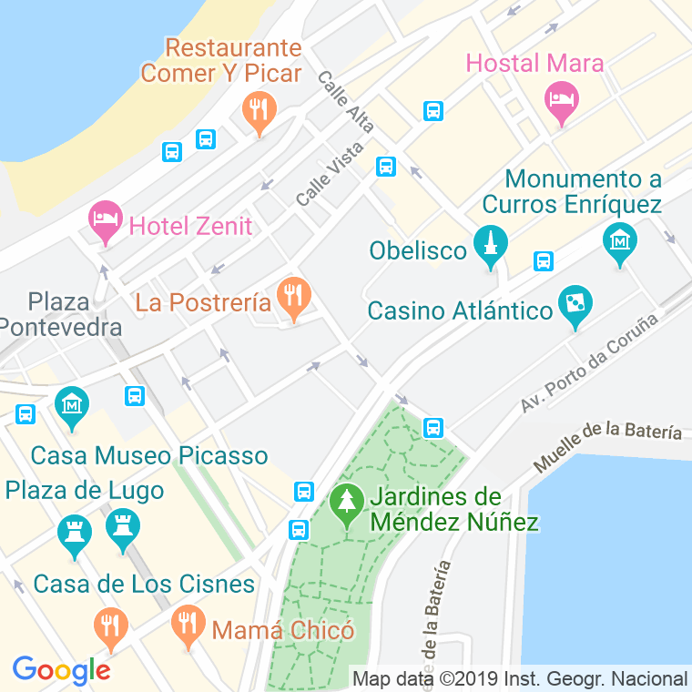 Código Postal calle Santa Catalina en A Coruña