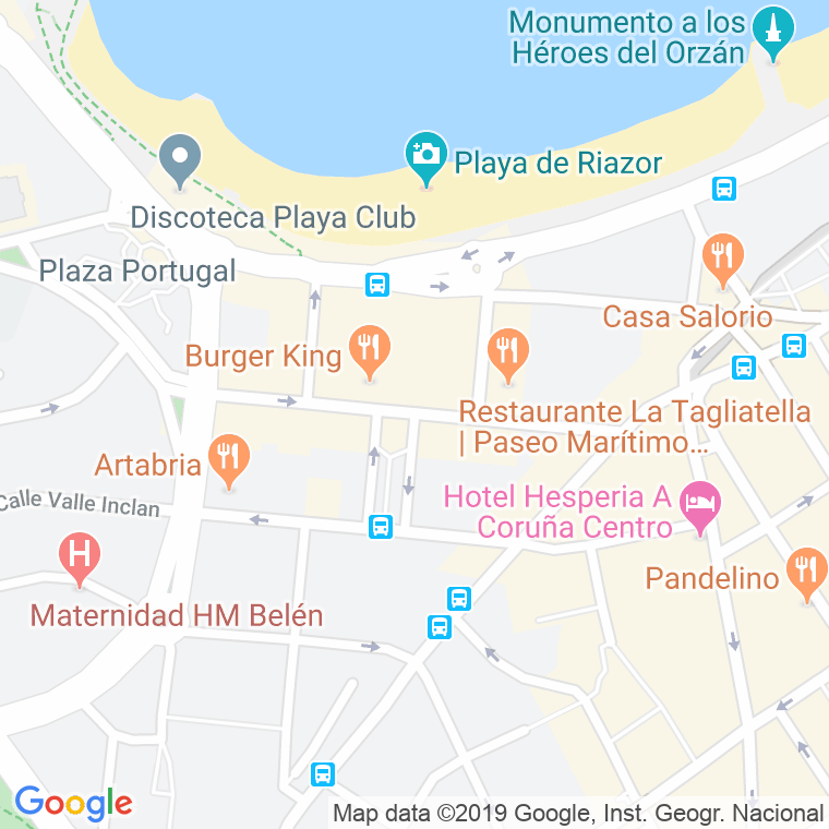 Código Postal calle Alfredo Vicenti en A Coruña