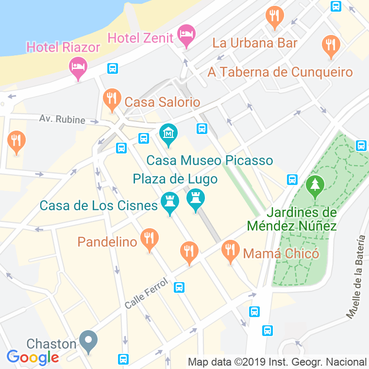 Código Postal calle Fonseca en A Coruña