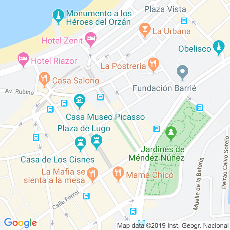 Código Postal calle Juana De Vega   (Impares Del 1 Al Final) en A Coruña