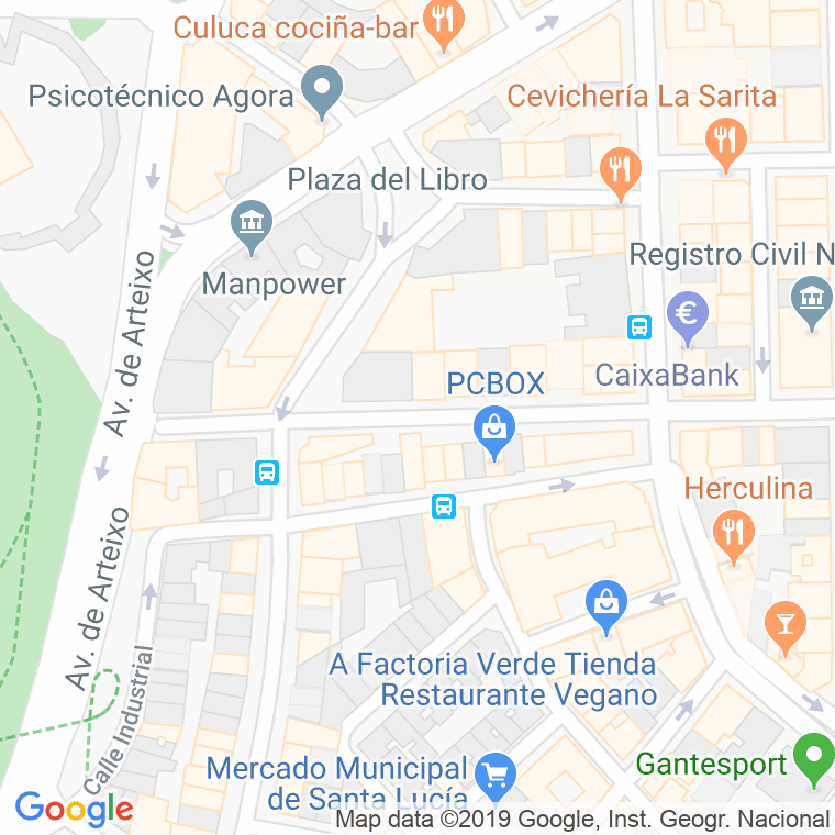 Código Postal calle Nicaragua en A Coruña