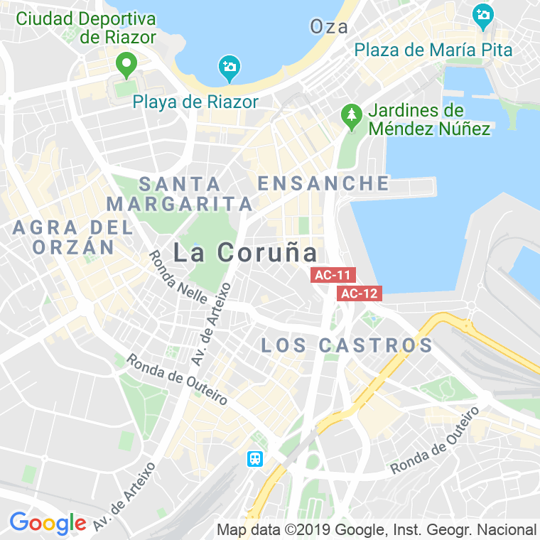 Código Postal calle Pozo en A Coruña