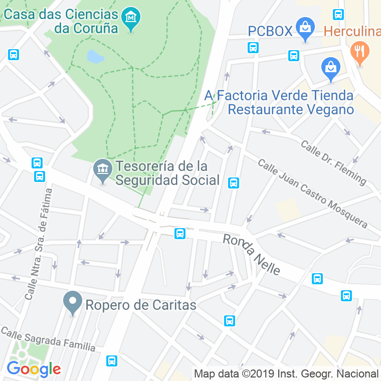 Código Postal calle Rio Miño en A Coruña