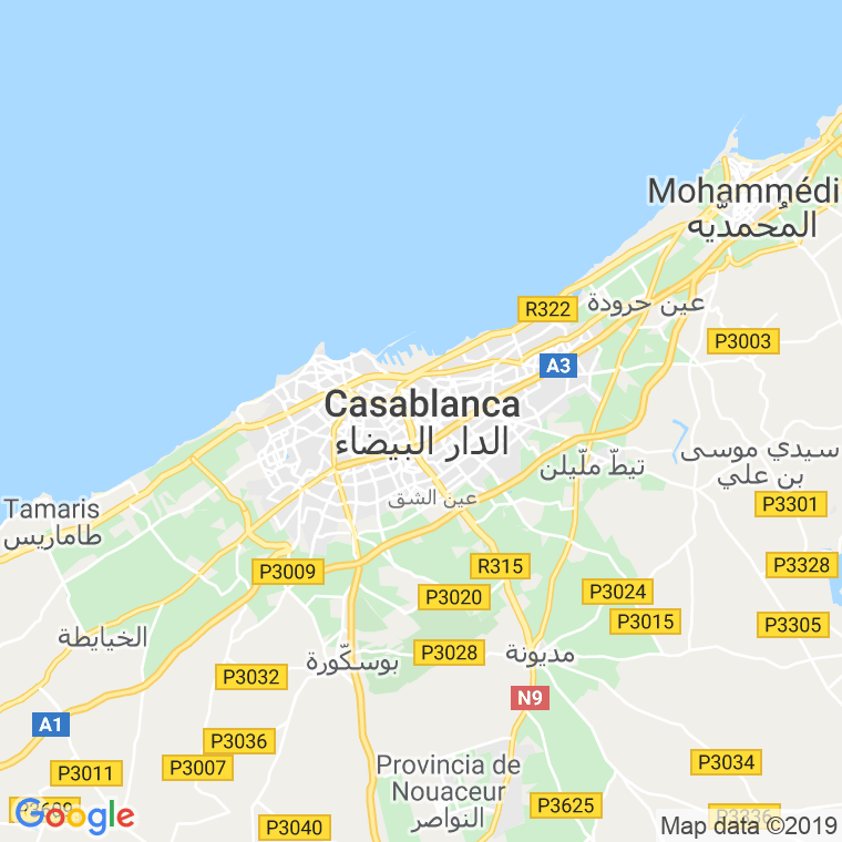 Código Postal calle Casablanca, lugar en A Coruña