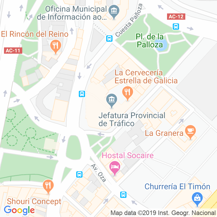 Código Postal calle Doctor Moragas en A Coruña