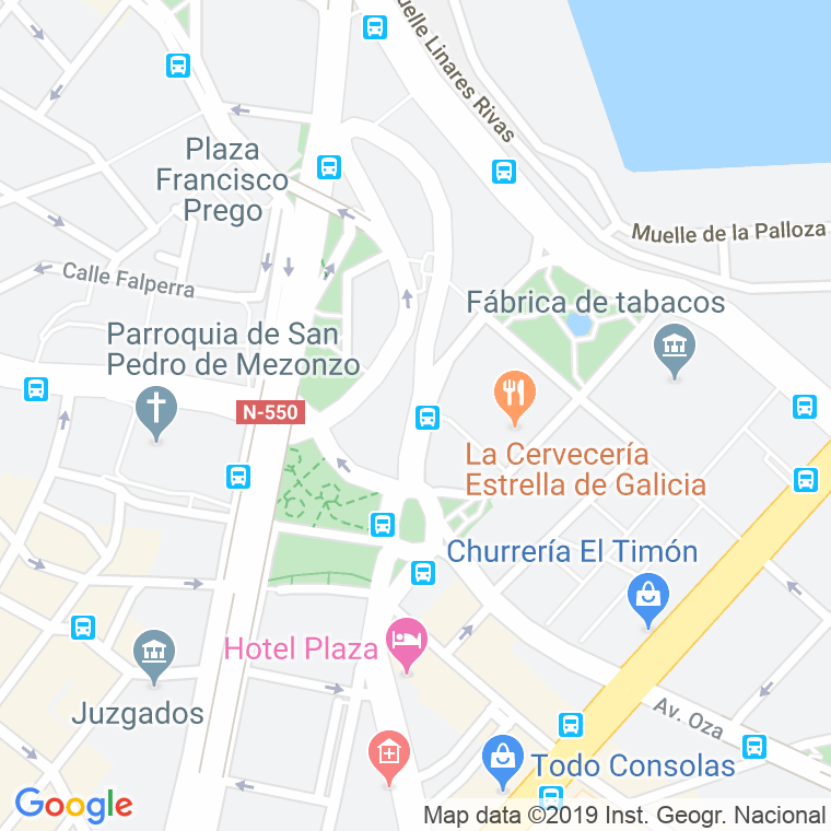 Código Postal calle Fernandez Latorre en A Coruña