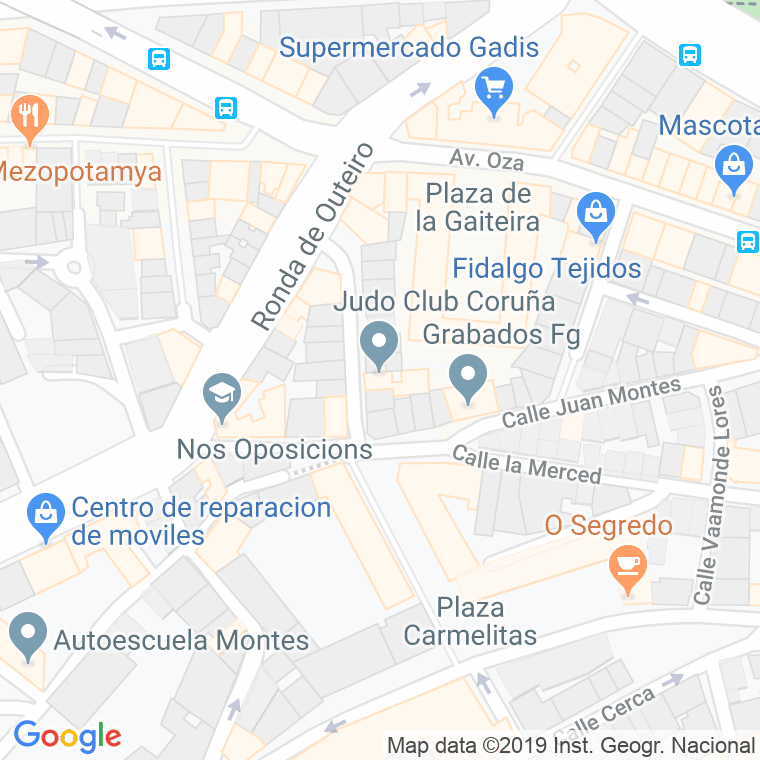 Código Postal calle Jose Seijo Rubio en A Coruña