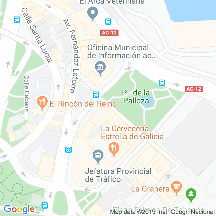 Código Postal calle Palloza, cuesta en A Coruña