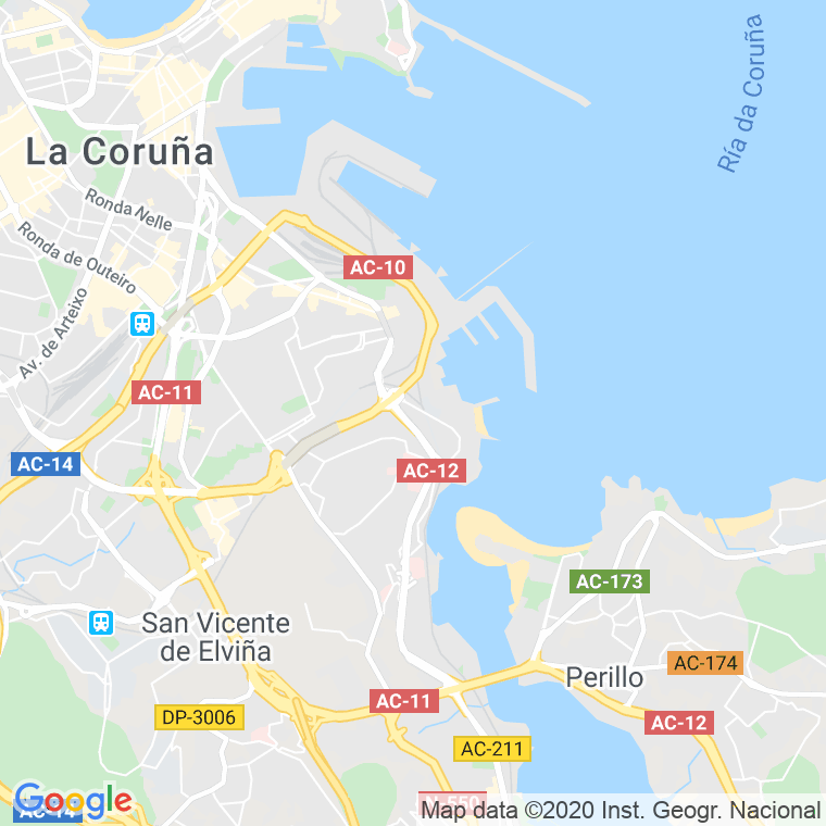 Código Postal calle Villa Lucas, urbanizacion en A Coruña