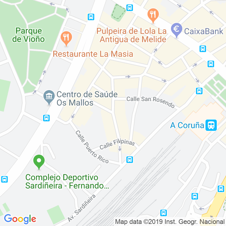 Código Postal calle Europa en A Coruña