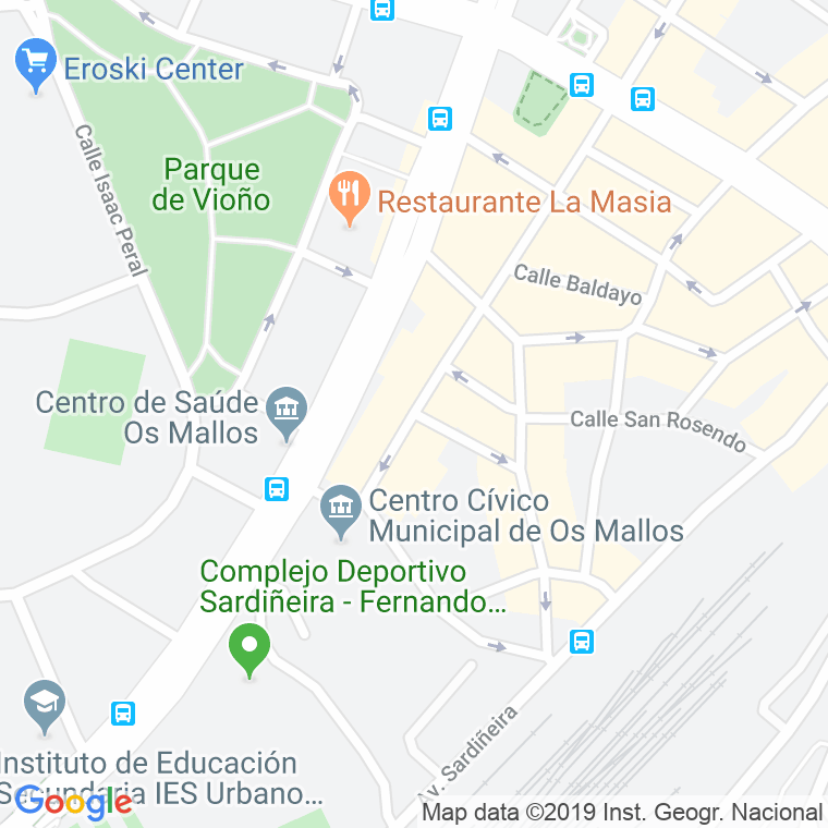 Código Postal calle Pedroso en A Coruña