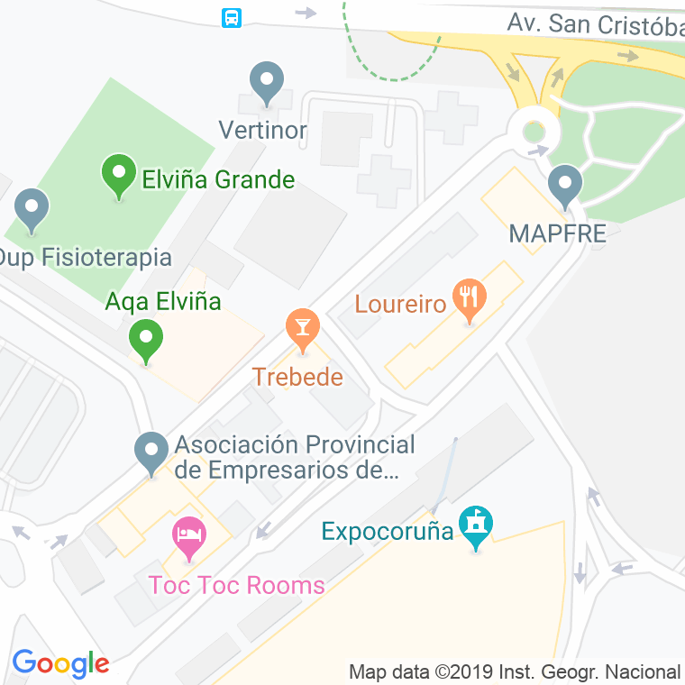 Código Postal calle Alcalde Casares Paz en A Coruña