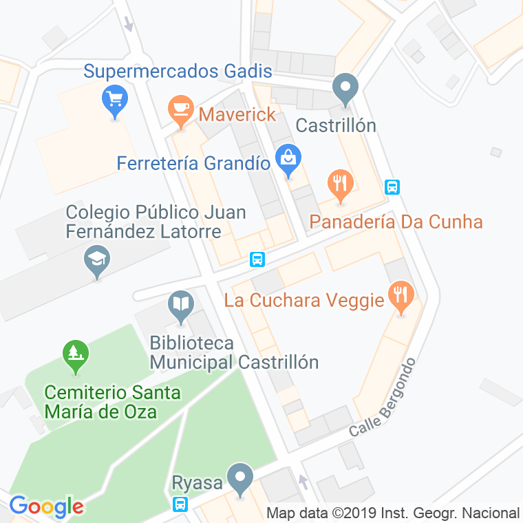 Código Postal calle Abegondo en A Coruña