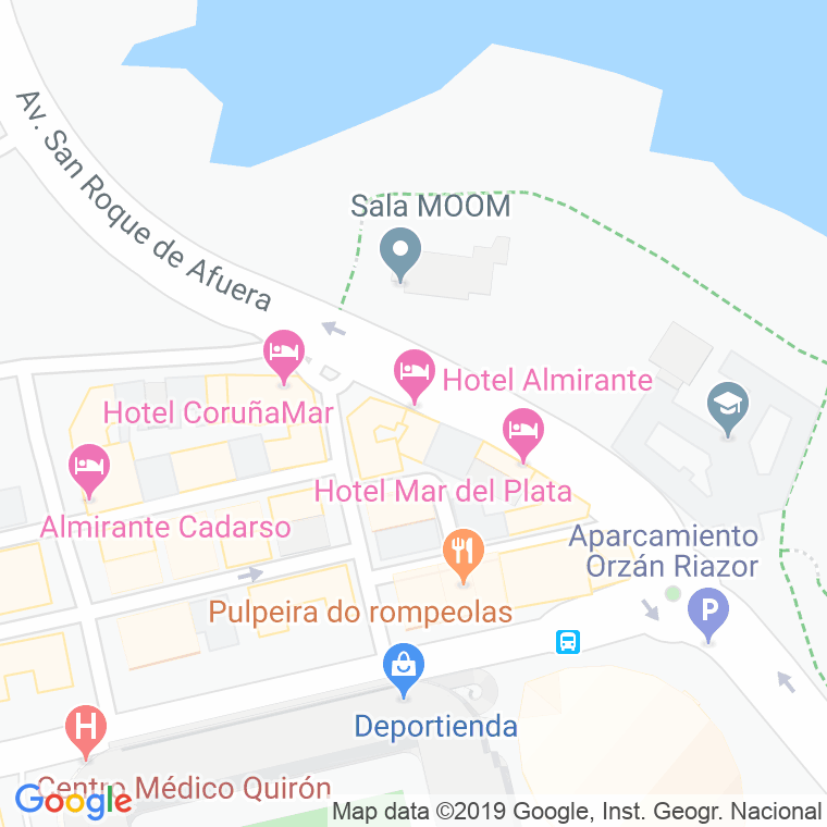 Código Postal calle Almirante Brown en A Coruña
