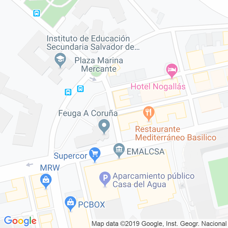 Código Postal calle Almirante Langara en A Coruña