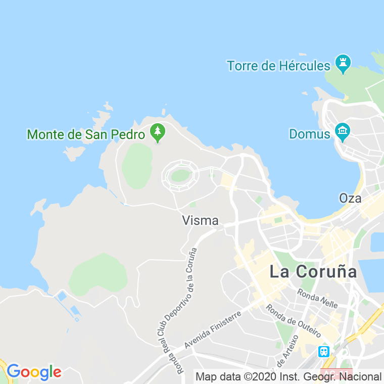 Código Postal calle Arcadio Vilela Garate en A Coruña