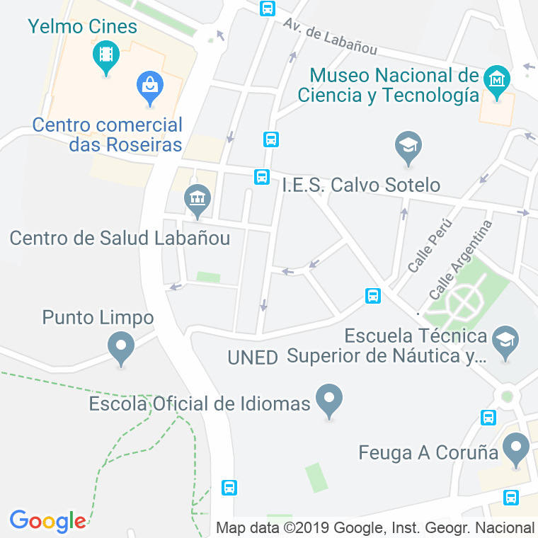 Código Postal calle Colombia en A Coruña