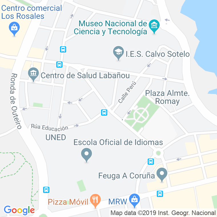 Código Postal calle Conservatorio, praza en A Coruña