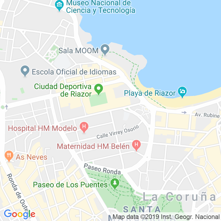 Código Postal calle Habana, avenida en A Coruña