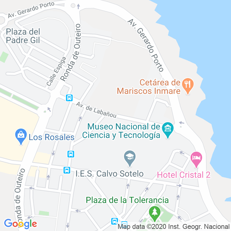 Código Postal calle Labañou, avenida en A Coruña