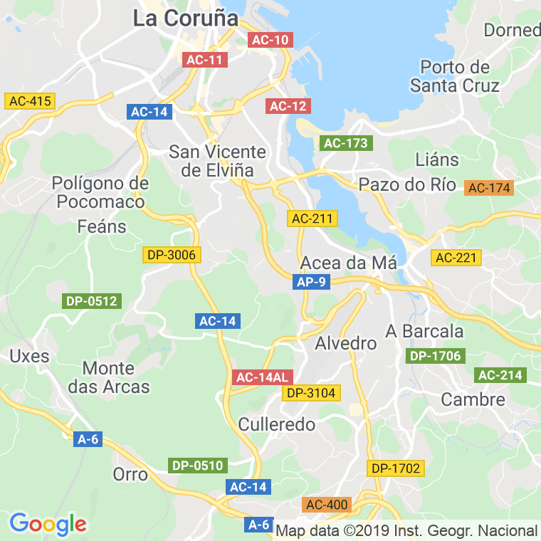 Código Postal de Sofontes en Coruña
