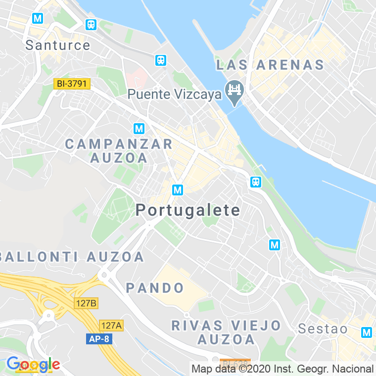 Código Postal de Fondo (Portugalete) en Coruña