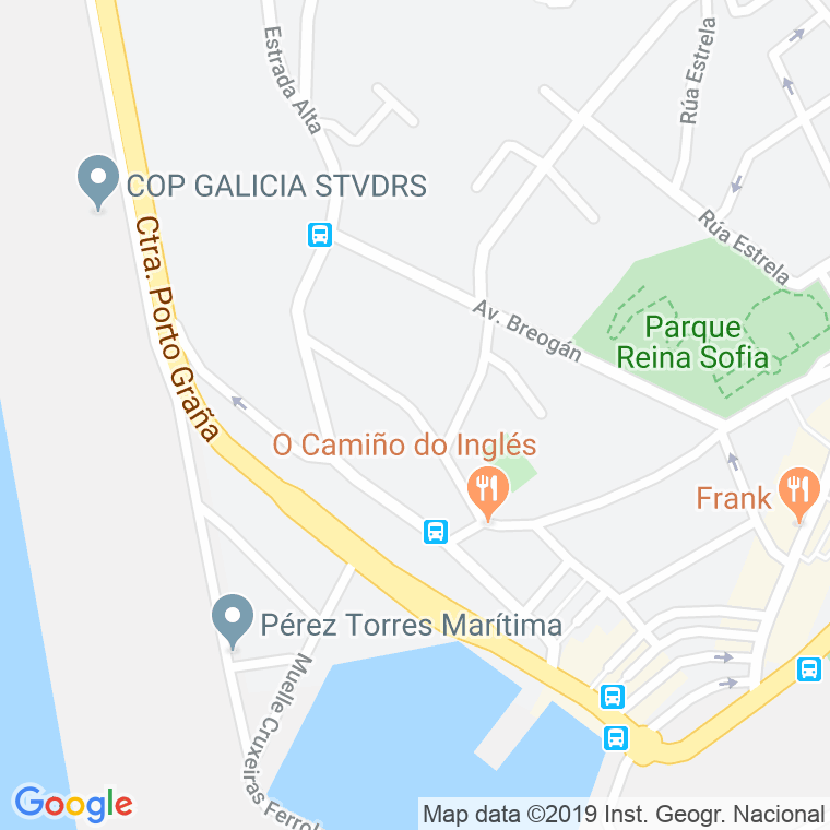 Código Postal calle Baterias en Ferrol