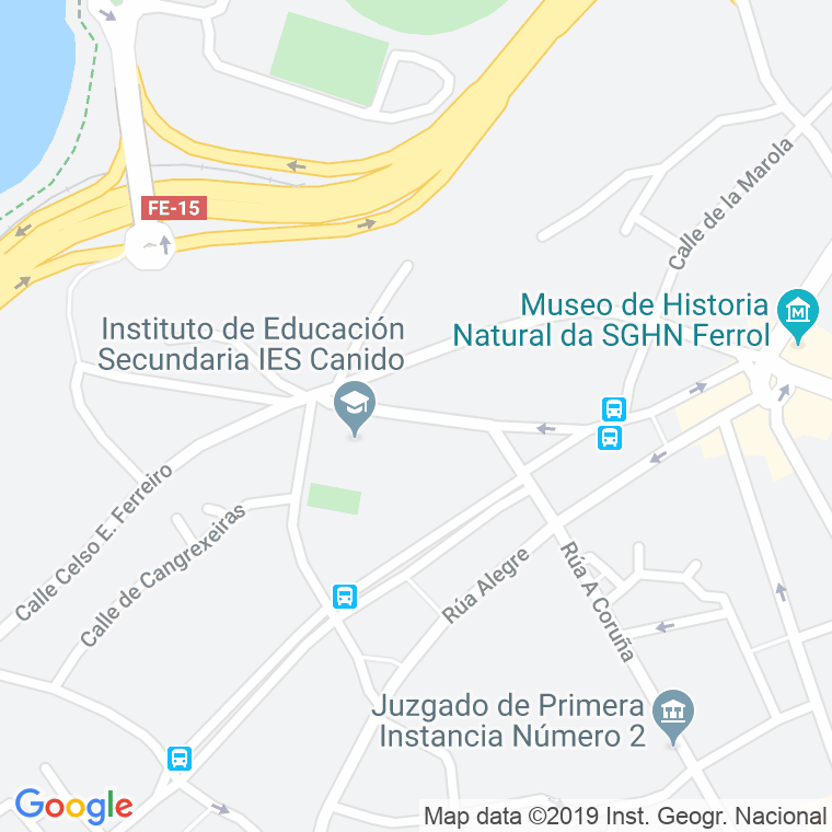 Código Postal calle Navegantes en Ferrol