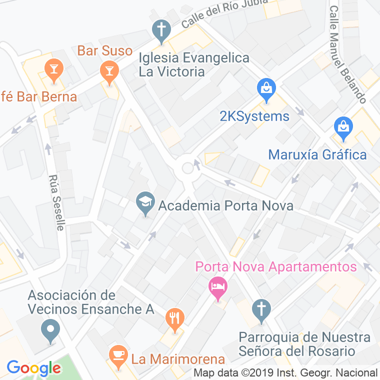 Código Postal calle Fontaiña   (Impares Del 1 Al 57)  (Pares Del 2 Al 58) en Ferrol