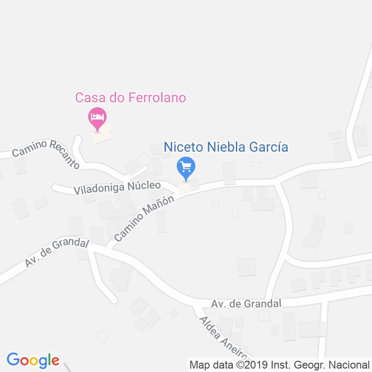 Código Postal calle Profesor Garcia Niebla en Ferrol