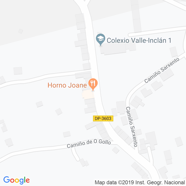 Código Postal calle Joane, carretera en Ferrol