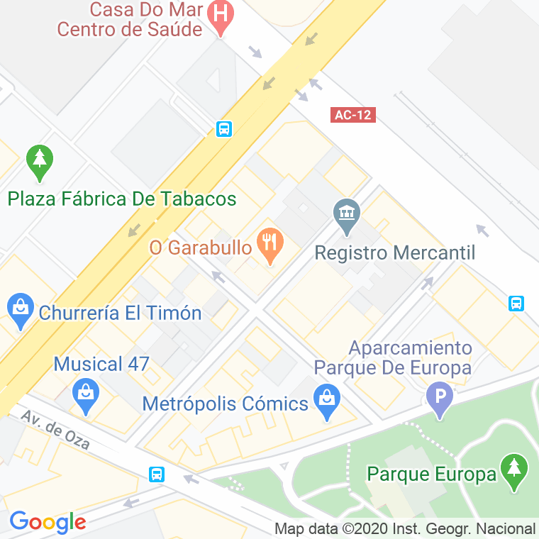 Código Postal de Carabullo en Coruña