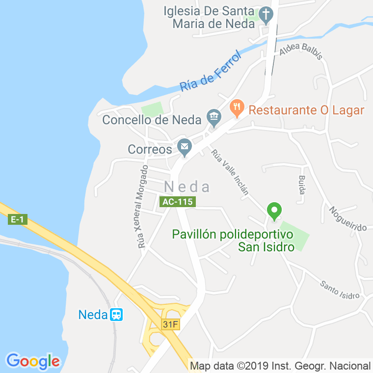 Código Postal de San Isidro (Neda) en Coruña