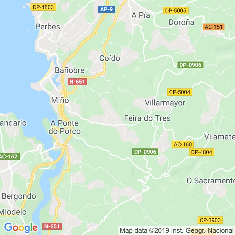 Código Postal de Fondal Do Atrio en Coruña