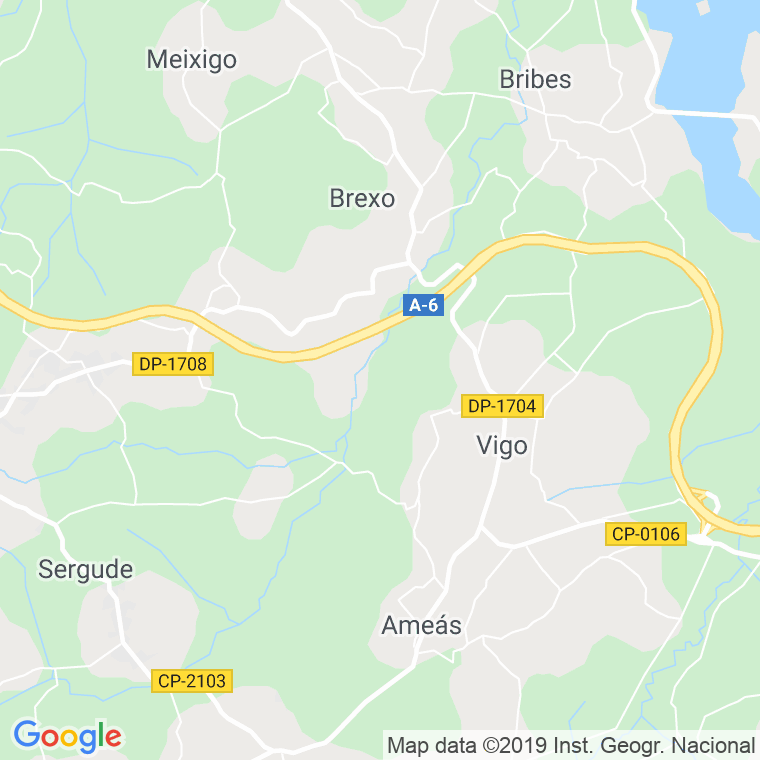Código Postal de Monte (Vigo-santa Maria) en Coruña