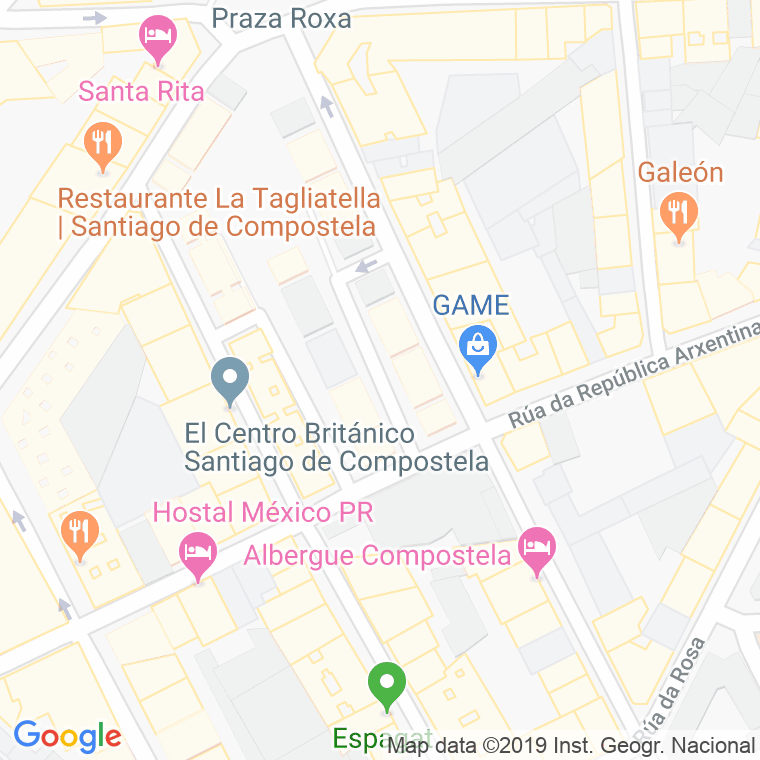 Código Postal calle Diego De Muros en Santiago de Compostela
