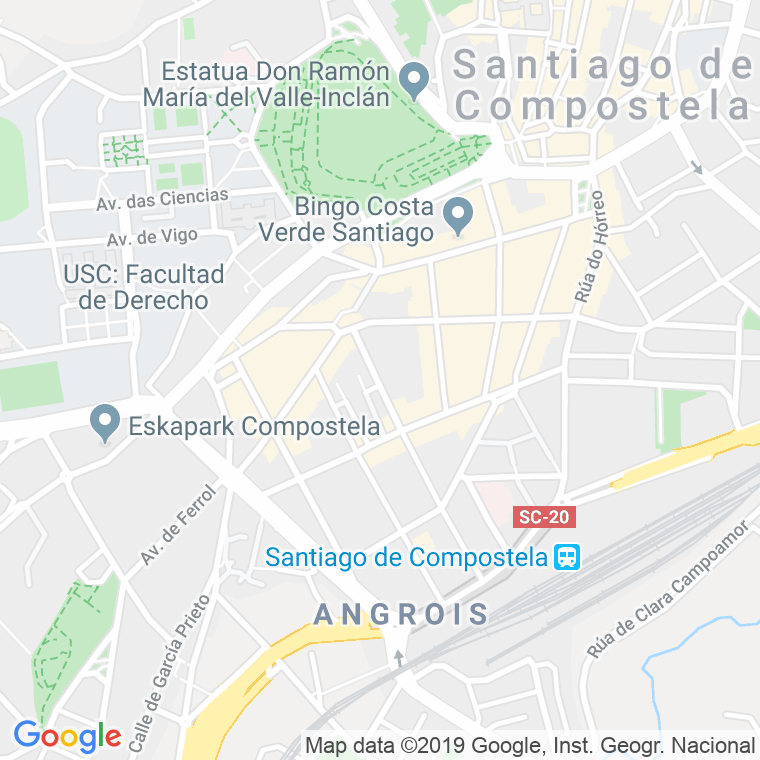 Código Postal calle Republica De El Salvador   (Impares Del 5 Al Final)  (Pares Del 6 Al Final) en Santiago de Compostela