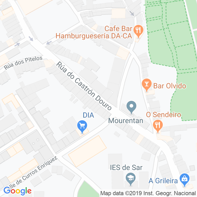 Código Postal calle Doiro, Do en Santiago de Compostela