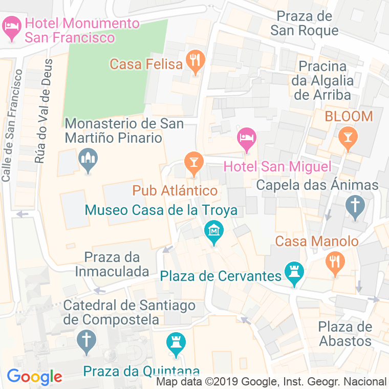 Código Postal calle Abril Ares en Santiago de Compostela