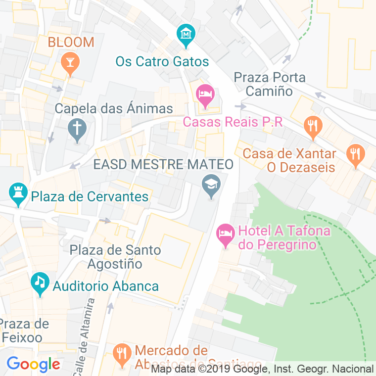 Código Postal calle Irman Gomez, praza en Santiago de Compostela