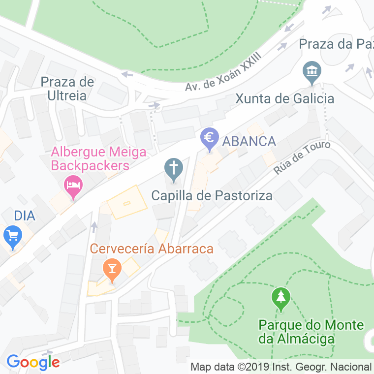 Código Postal calle Pastoriza, Da, travesa en Santiago de Compostela