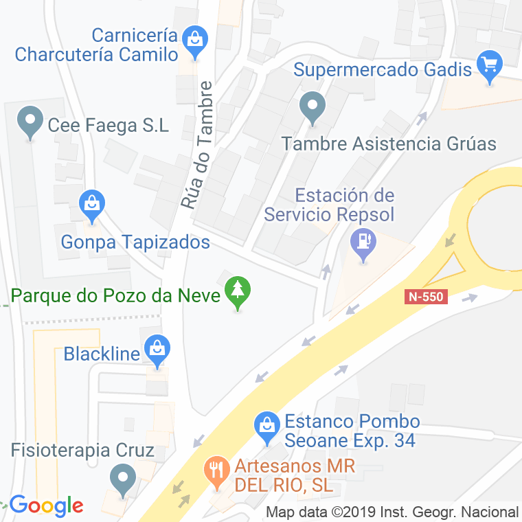 Código Postal calle Casa Agraria en Santiago de Compostela