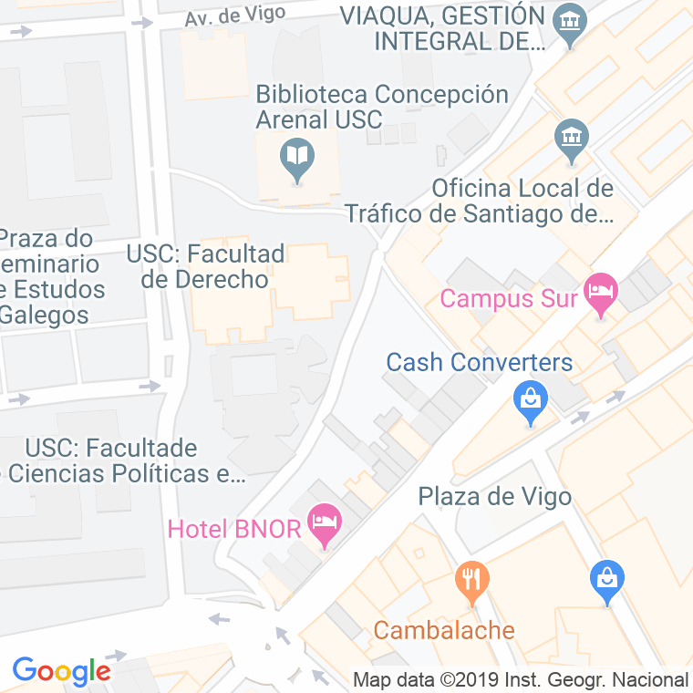 Código Postal calle Feans en Santiago de Compostela