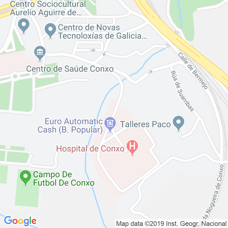 Código Postal calle Ramon Baltar en Santiago de Compostela