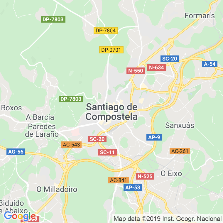 Código Postal calle Codigo Postal Para Apartados Particulares Y Lista en Santiago de Compostela