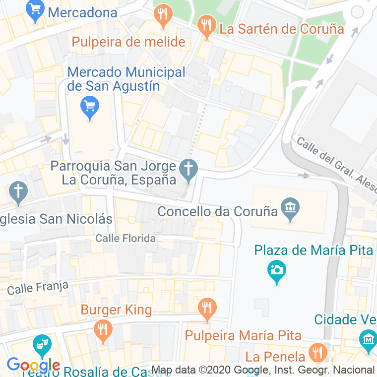 Código Postal de San Xurxo en Coruña