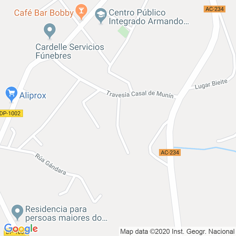 Código Postal de Casal De Munin en Coruña