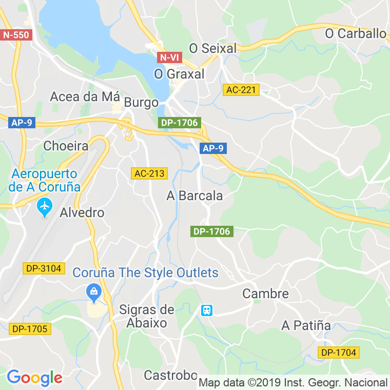 Código Postal de Rial (Barcala) en Coruña