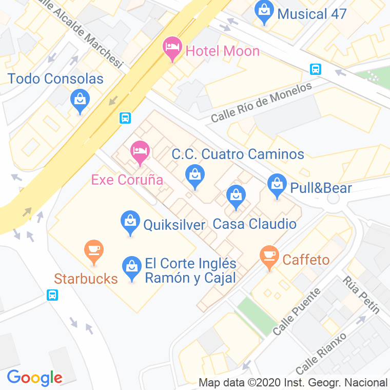 Código Postal de Catro Camiños (Sarandon) en Coruña