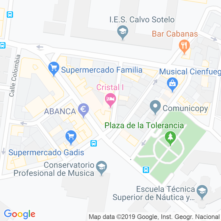 Código Postal de Cristal en Coruña